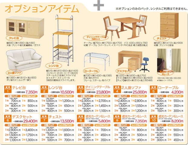 オプションアイテム